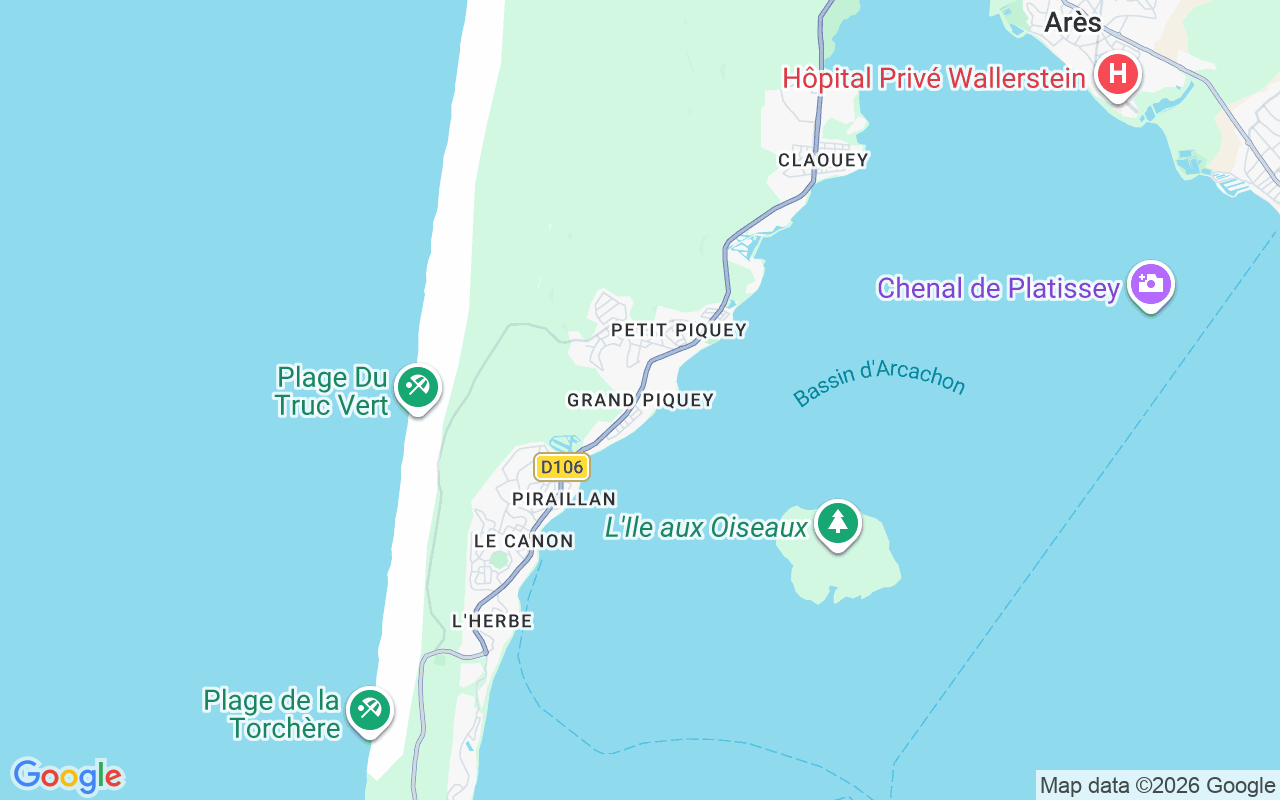 Emplacement du Voilier: Port Du Grand Piquey, Lège-Cap-Ferret