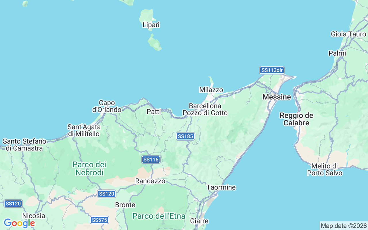 Emplacement du Semi-rigide: Marina Di Portorosa, Furnari