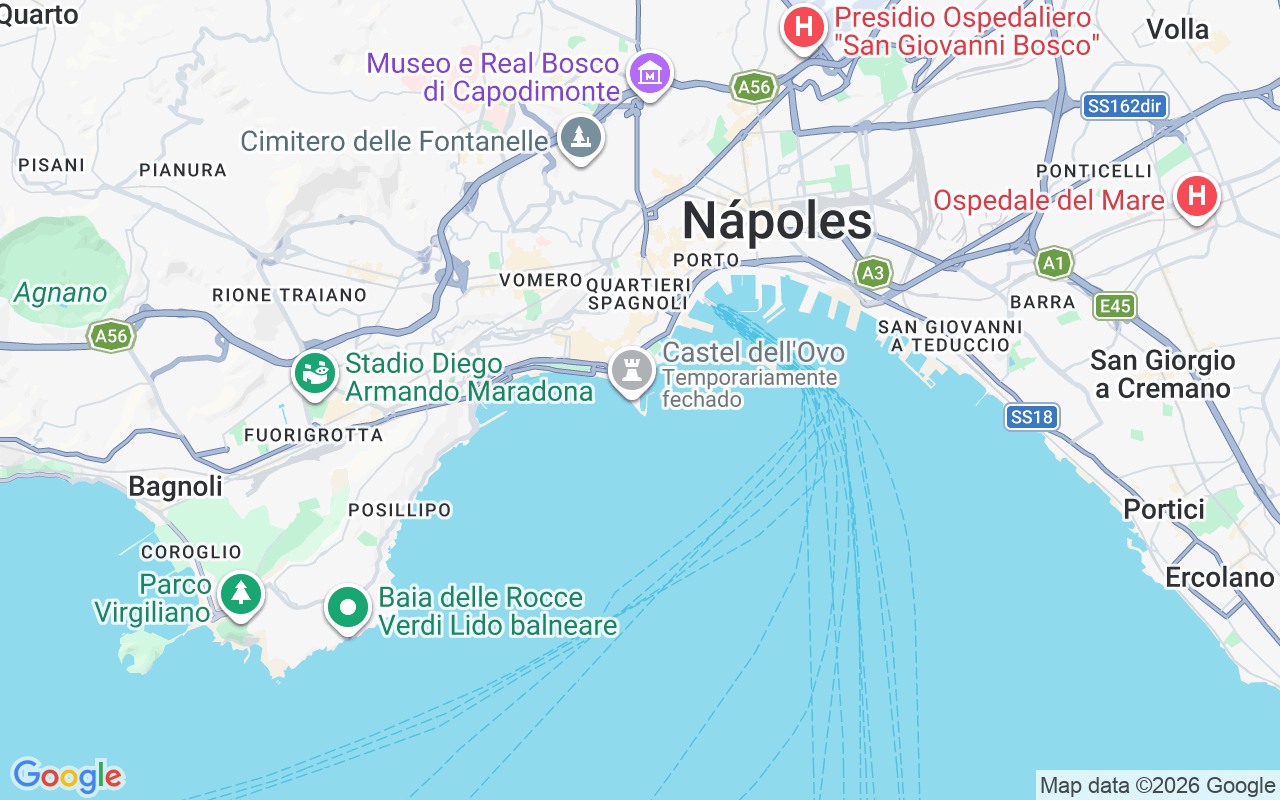Localização do(a) Lancha: Nápoles, Itália