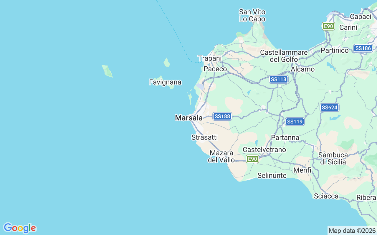 Location of the Sailboat: Marsala, Italy