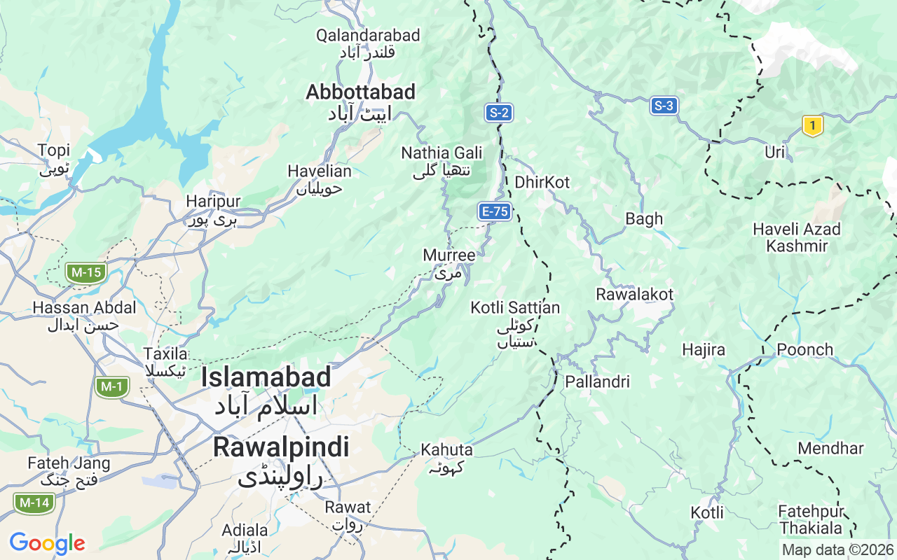 Plats för Katamaran: Murree, Pakistan