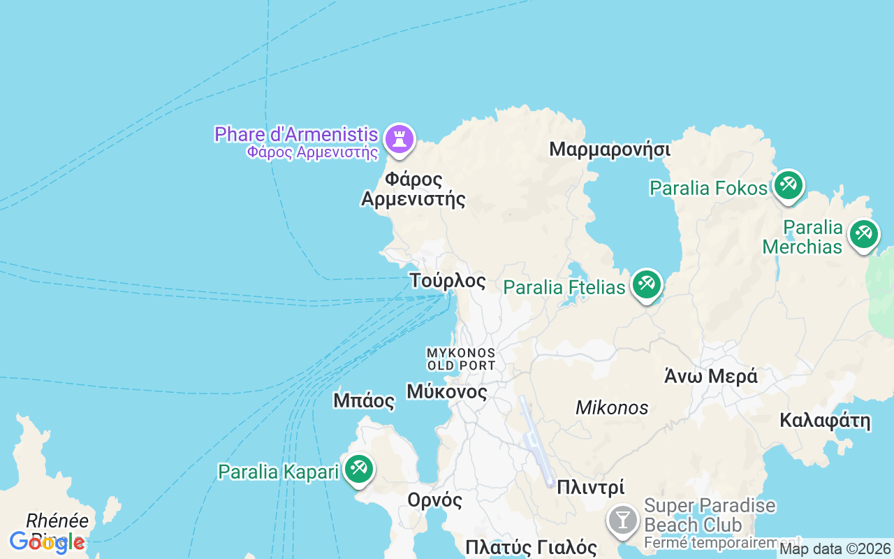 Emplacement du Semi-rigide: Tourlos Mykonos, Mykonos
