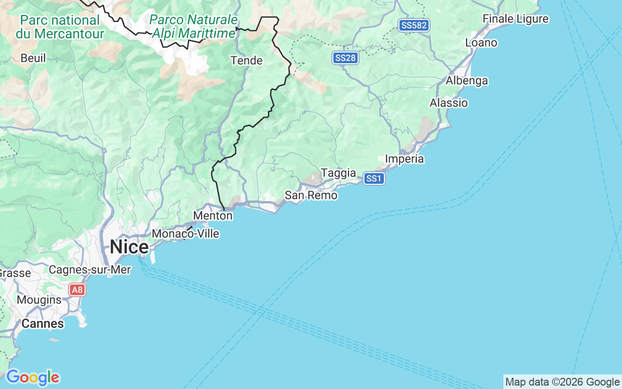 De locatie van RIB: Portosole, 18038 San Remo