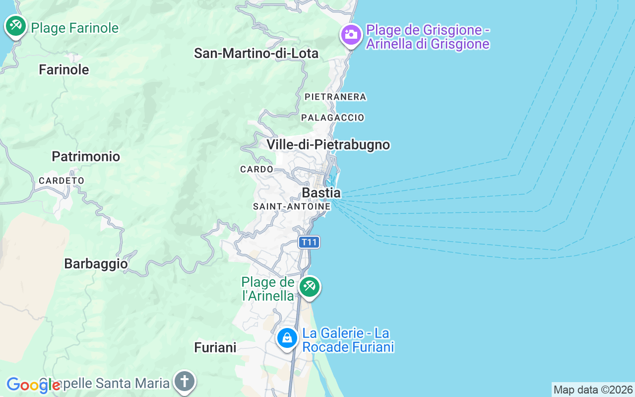 Emplacement du Bateau à moteur: Vieux Port, Bastia