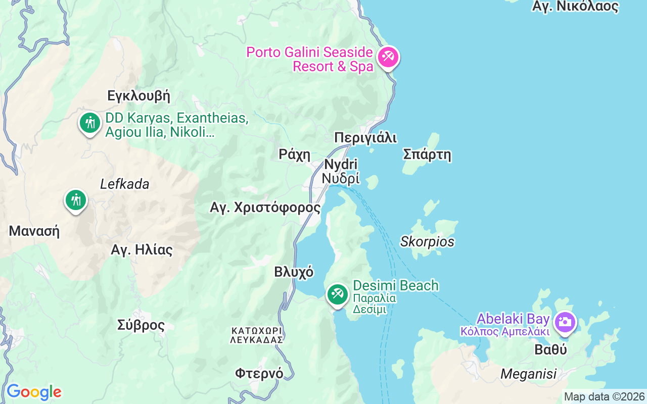 Emplacement du Semi-rigide: Nydri Marine, Lefkada