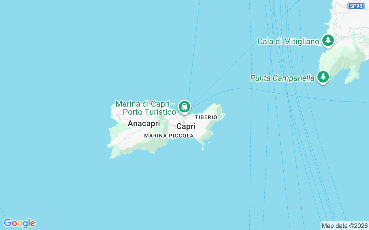 De locatie van Motorboot: Marina Di Capri, 80073 Capri