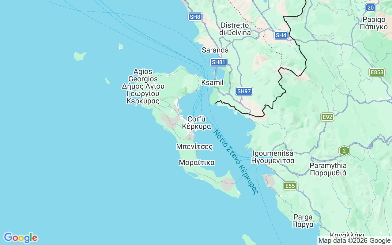 Luogo Gommone: Old Port Of Corfu Town, Corfù