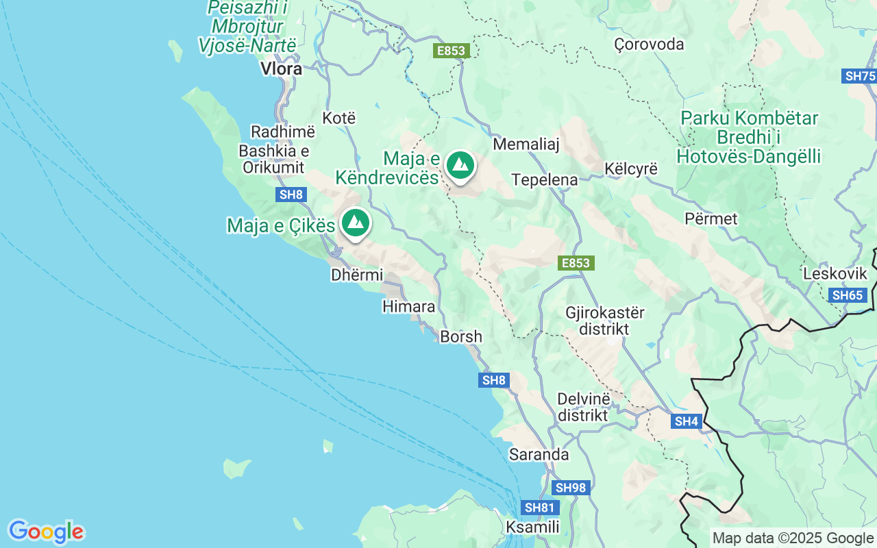 Plats för RIB-båt: Triport Vlore, Vlorë Distrikt