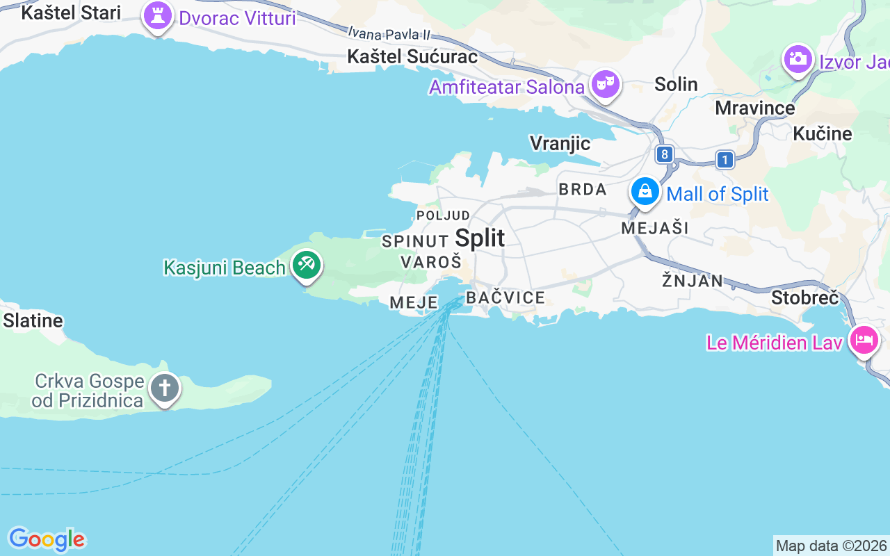 Localização do(a) Lancha: Trumbićeva Obala 13, Split