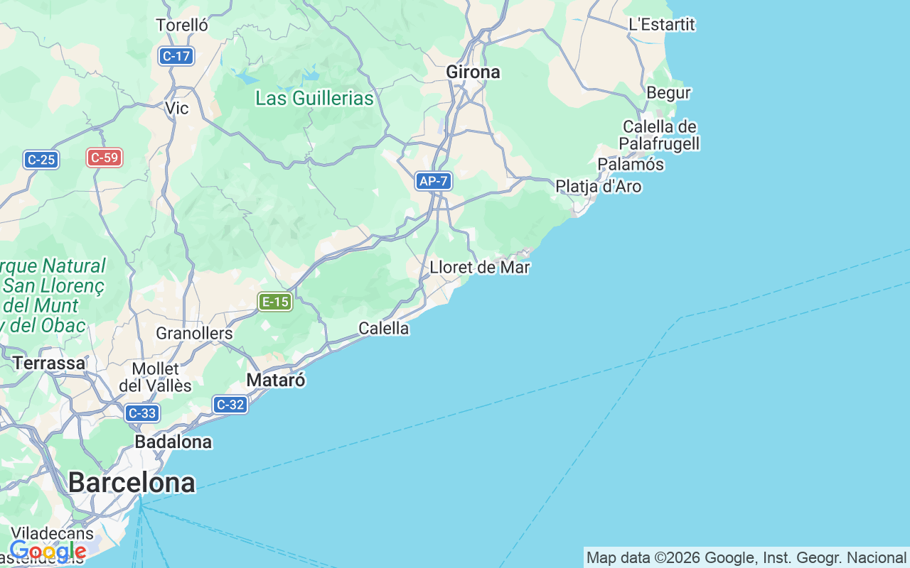 Ubicación Lancha: 17300 Blanes, España