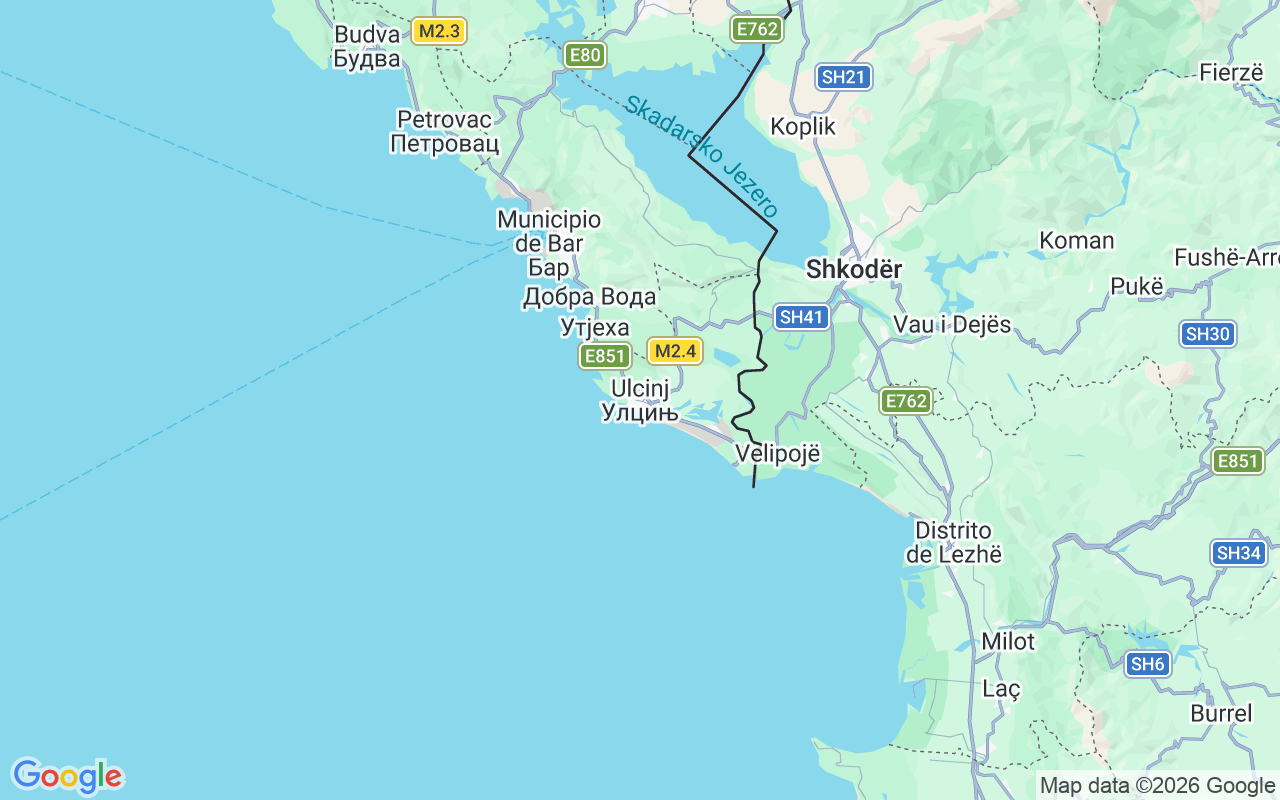 Ubicación Lancha: Ulcinj, Ulcinj