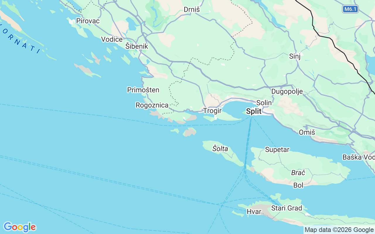 Liegeplatz Segelboot: Općina Marina, Kroatien