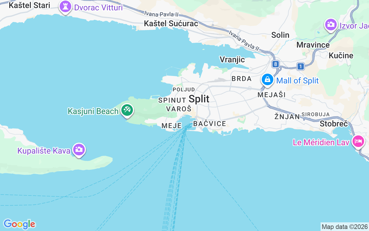Plats för Motorbåt: Matejuška, Split