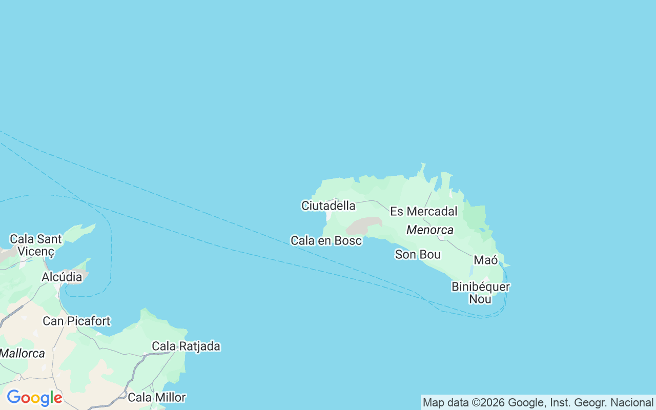 Location of the Motorboat: Ciutadella, Ciutadella De Menorca