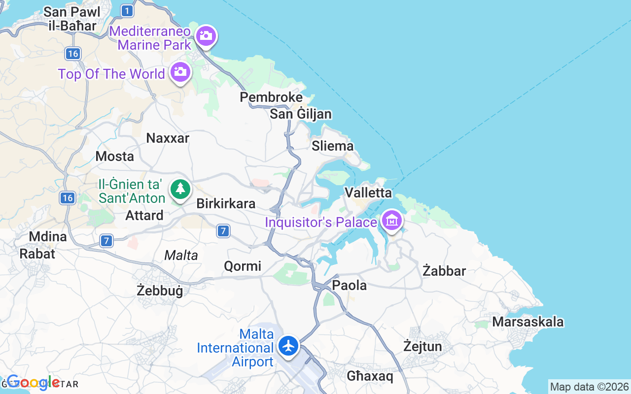 De locatie van Motorboot: Ta' Xbiex, Malta