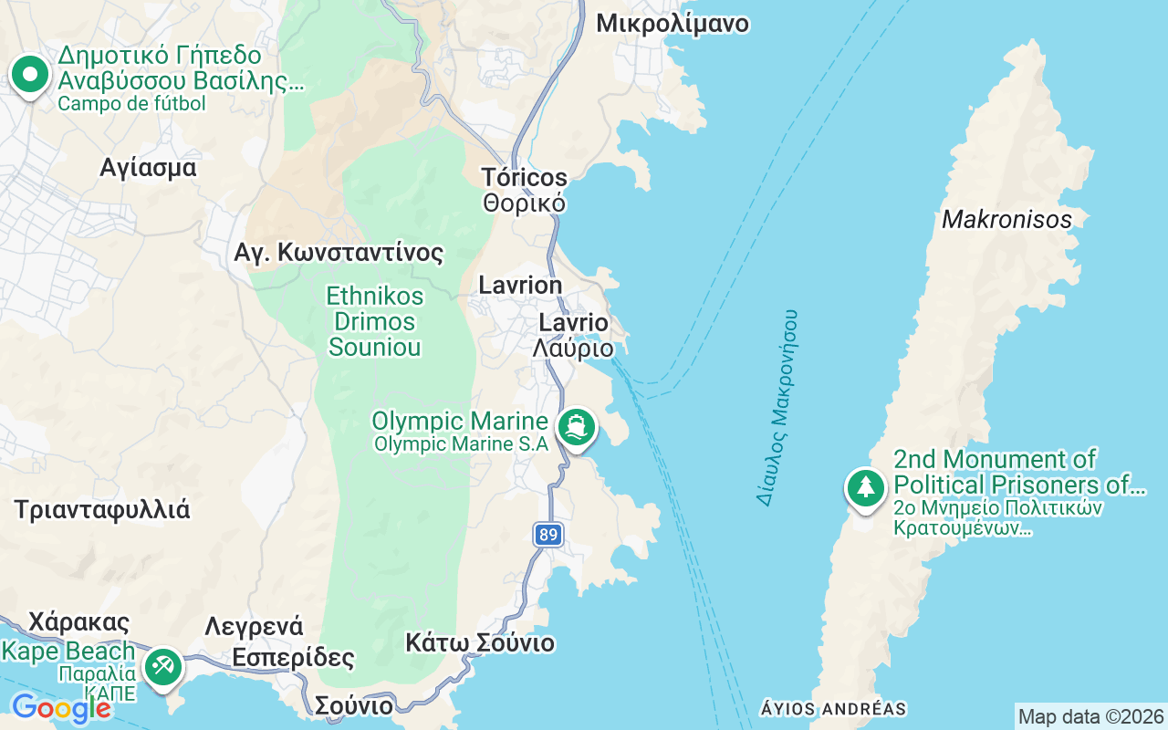Ubicación Catamarán: Lavrio Port, Lavrio