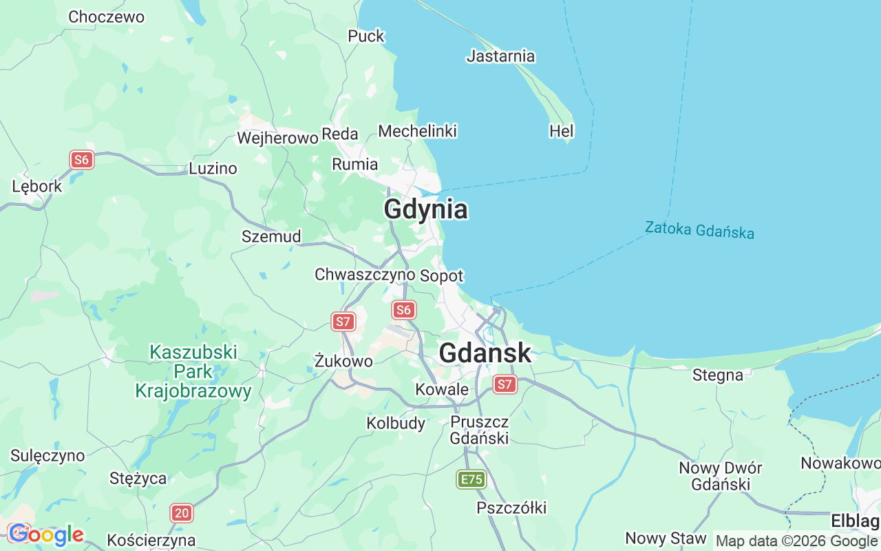 Localização do(a) Lancha: Zatoka Gdańska, Sopot