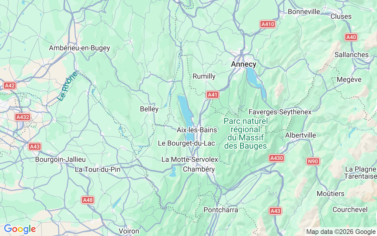 Emplacement du Voilier: Conjux, Lac Du Bourget