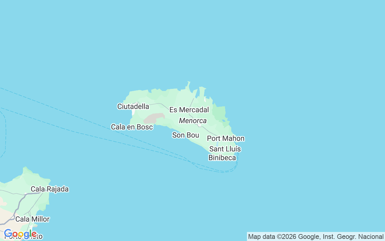 Emplacement du Bateau à moteur: Marina De Menorca, Minorque
