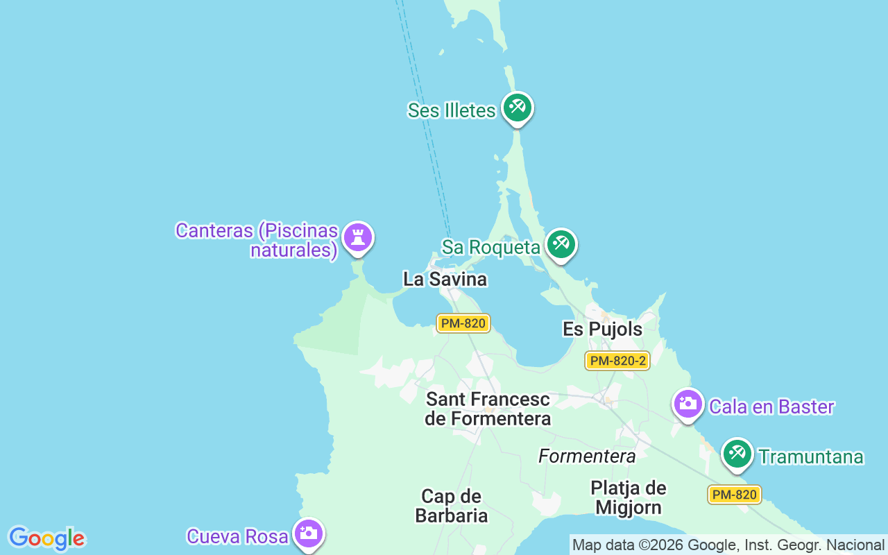 Ubicación Lancha: Marina De Formentera - La Savina, Formentera