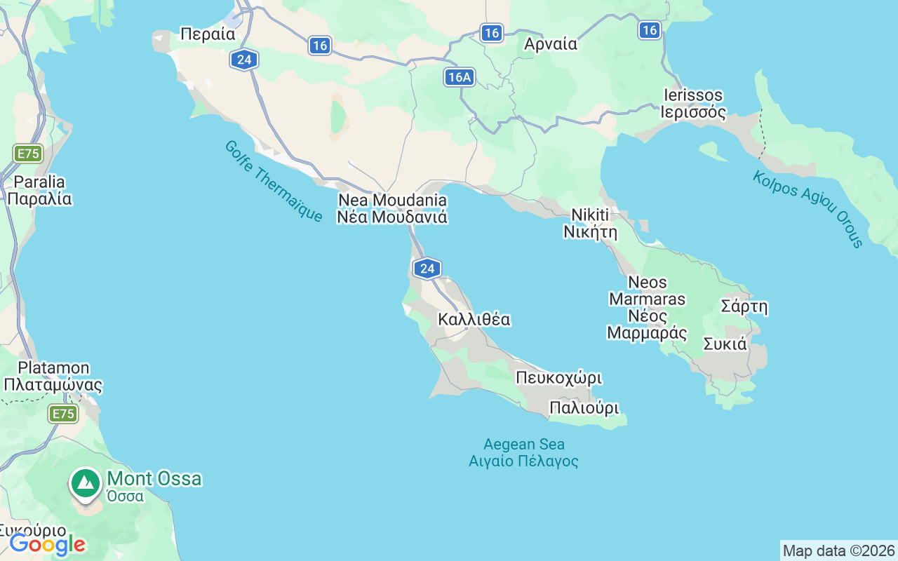 Emplacement du Semi-rigide: Nea Fokaia, Nea Fokea 630 77