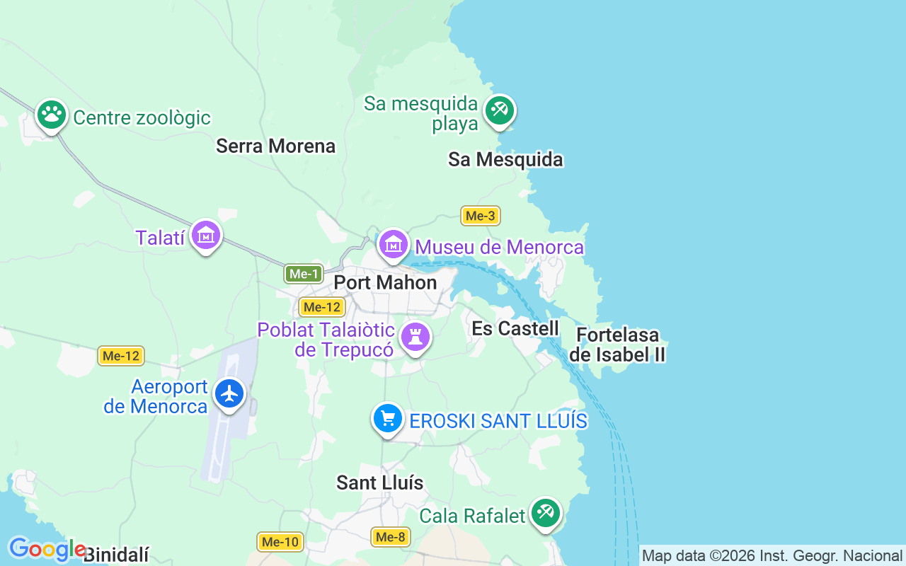Emplacement du Semi-rigide: Marina Mahón, Port Mahon