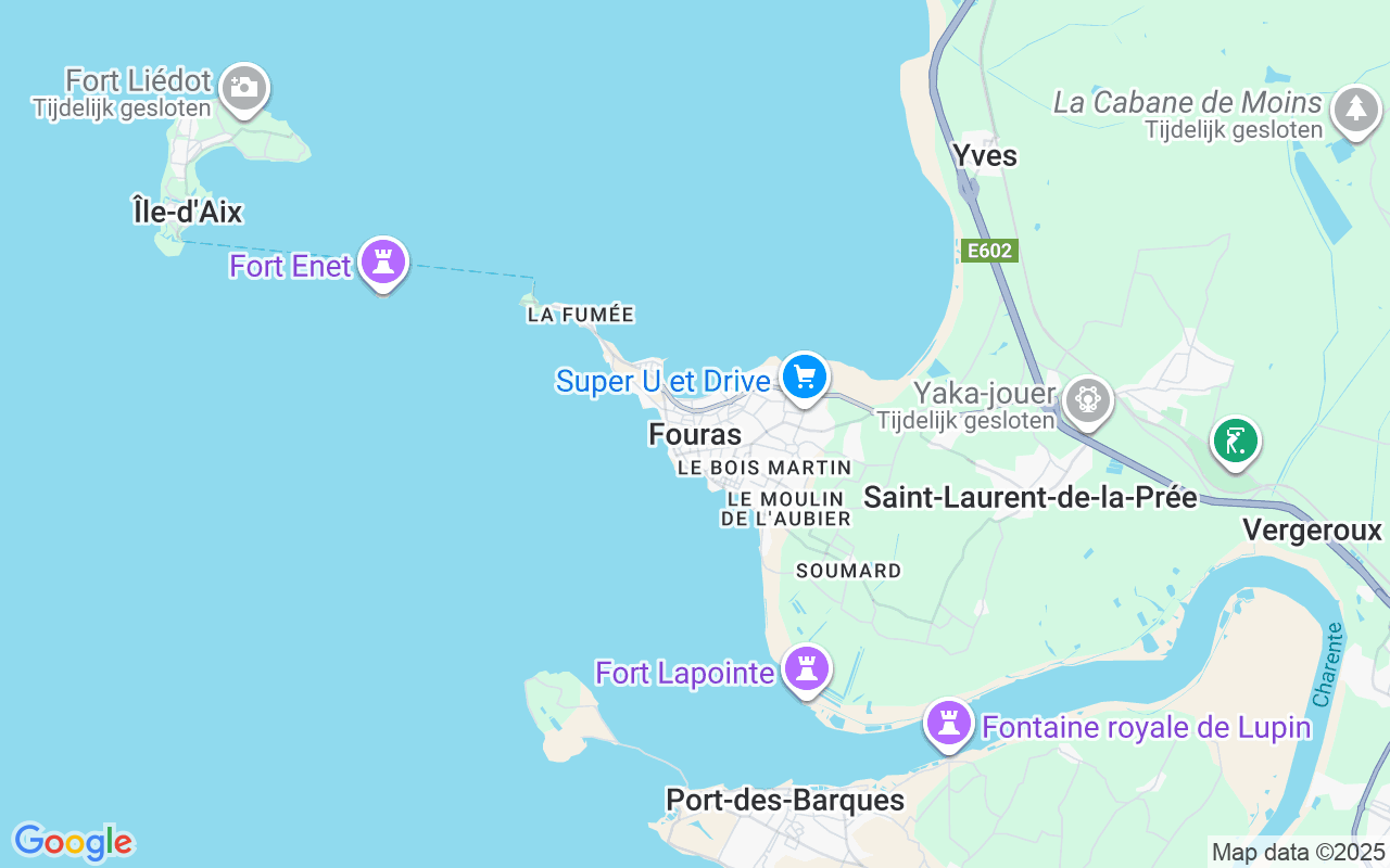 De locatie van Motorboot: Fouras Sud, 17450 Fouras