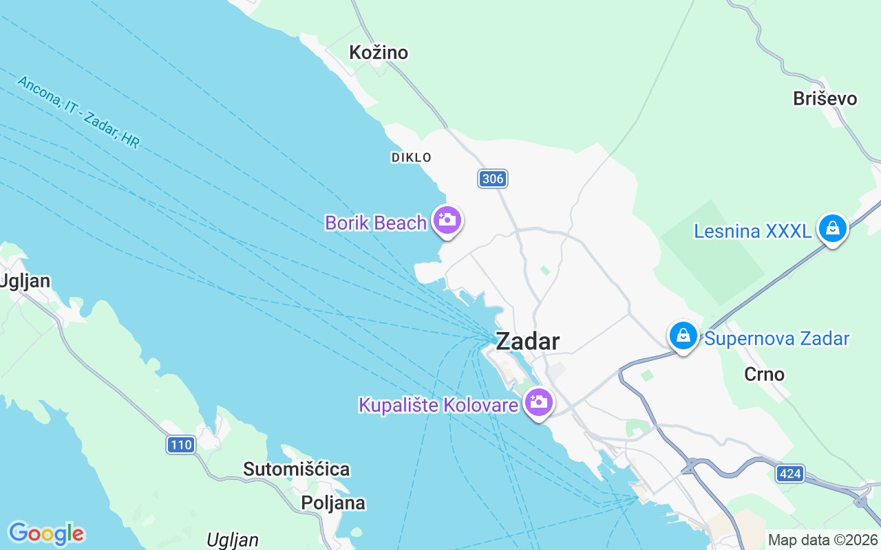 De locatie van Motorboot: Marina Vitrenjak, Zadar