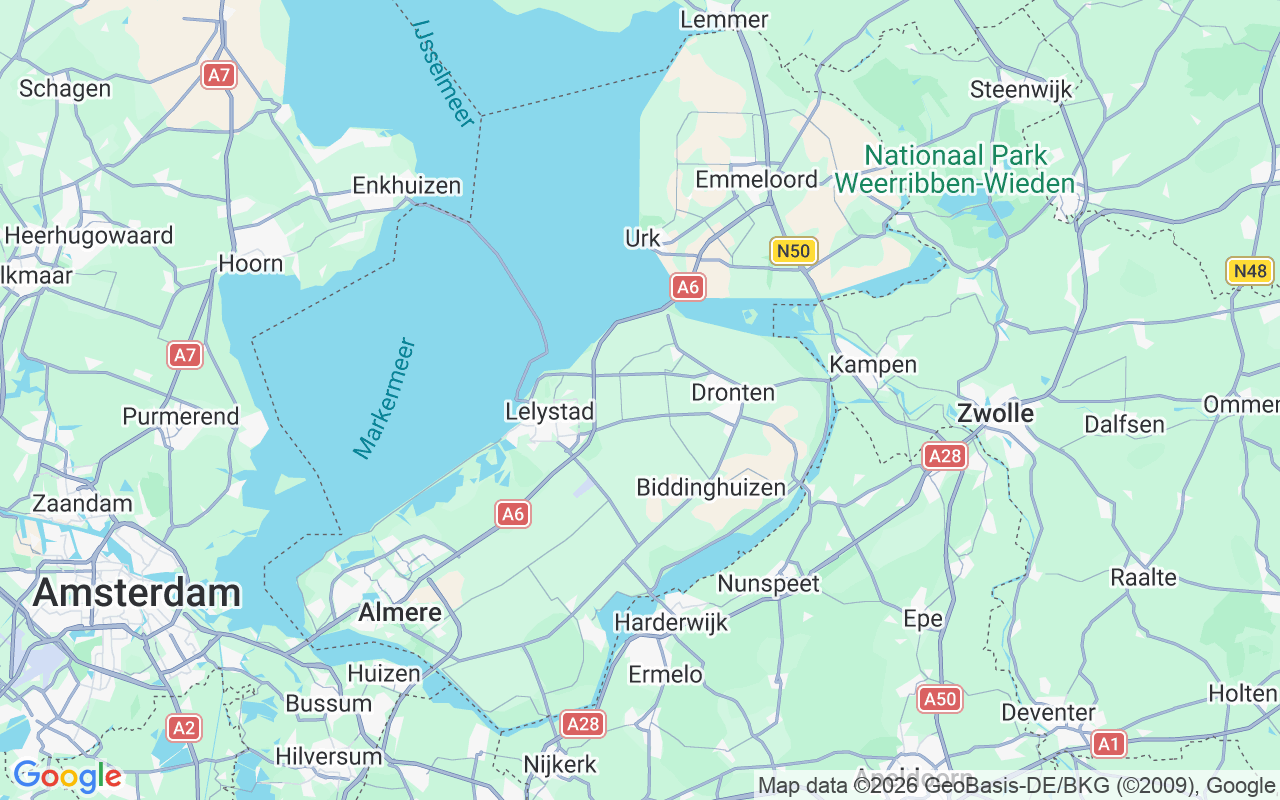 De locatie van Motorboot: Kraggenburg, Flevoland