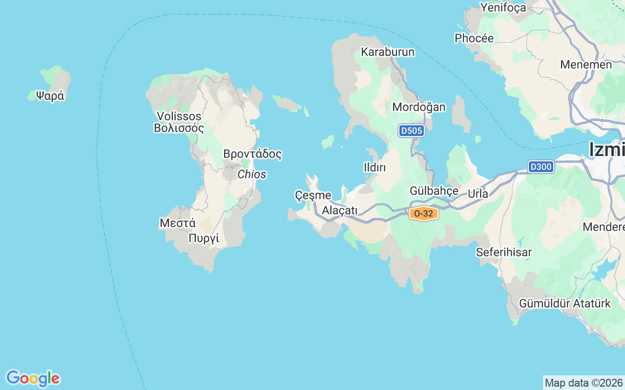 Emplacement du Bateau à moteur: Çeşme, Çeşme