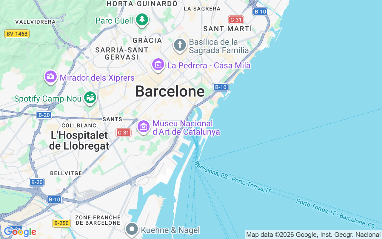 Emplacement du Catamaran: Port Vell, Barcelone