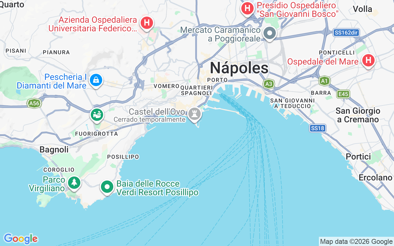 Ubicación Lancha: Porto Di Marina Di Santa Lucia, Nápoles