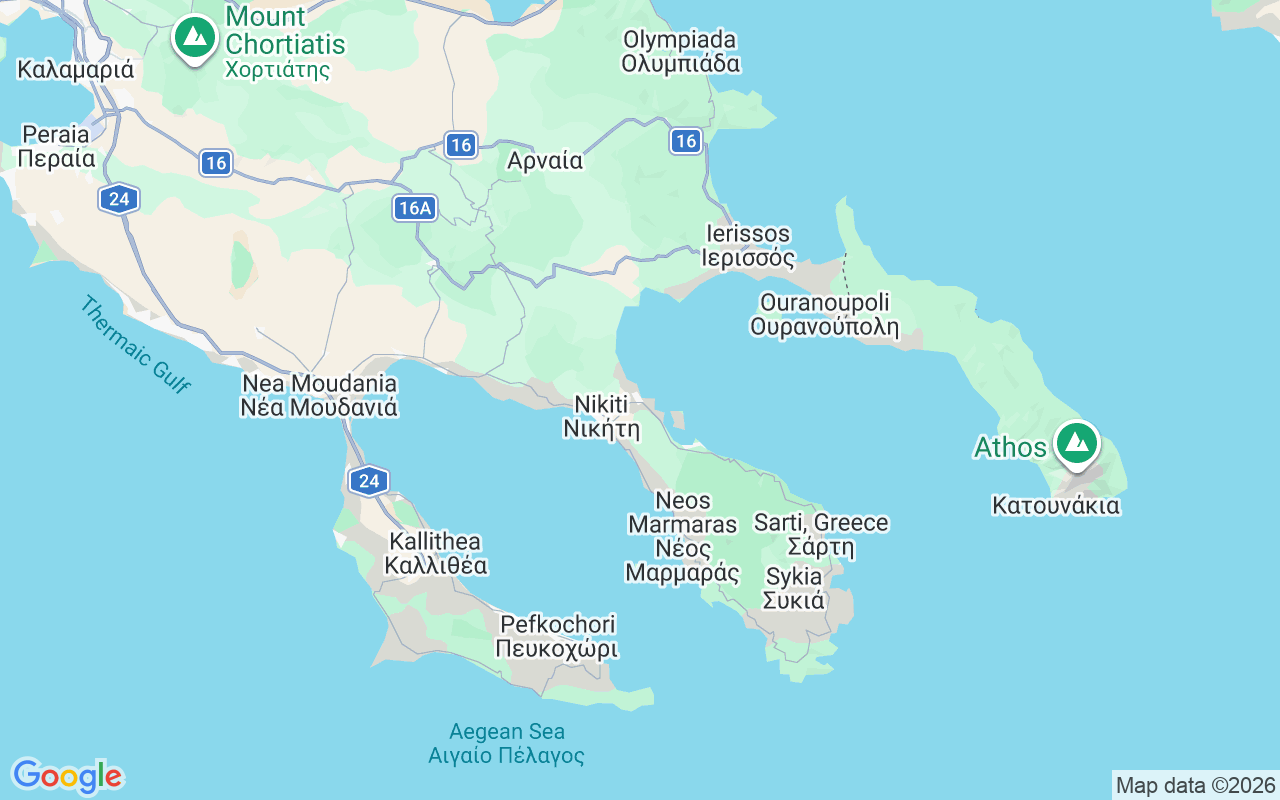De locatie van Motorboot: Latoura, Ormos Panagias 630 78
