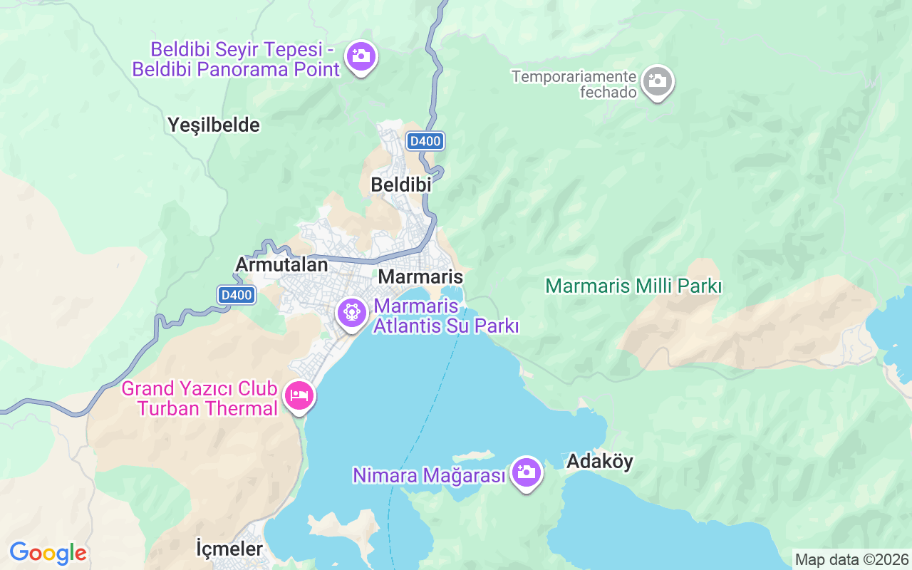 Localização do(a) Escuna: Marmaris, Marmaris