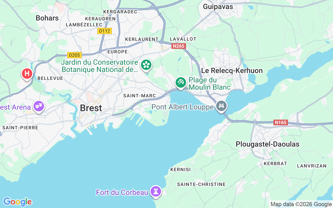 Localização do(a) Lancha: Brest, França