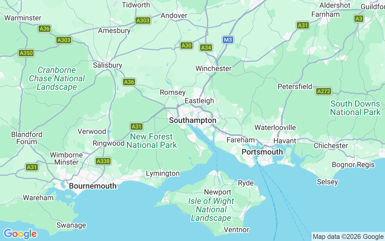 De locatie van RIB: Ocean Village, Southampton
