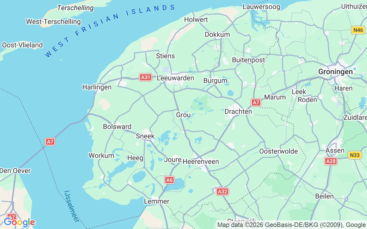 Location of the Sailboat: Drijfveer Akkrum, Grou