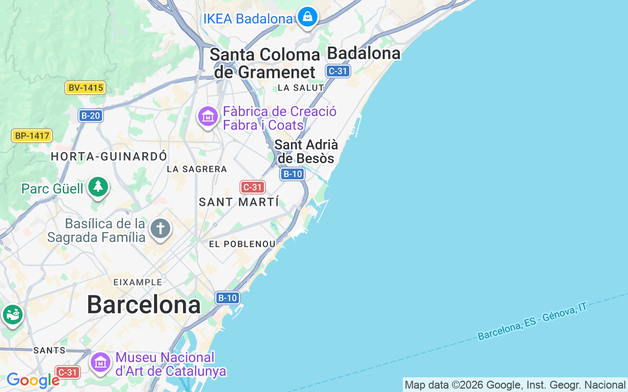 De locatie van Motorboot: Port Fòrum, Barcelona
