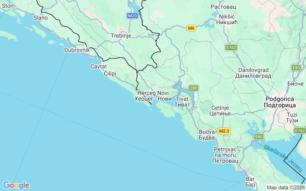 Liegeplatz Motorboot: Škver -Herceg Novi, Herceg Novi
