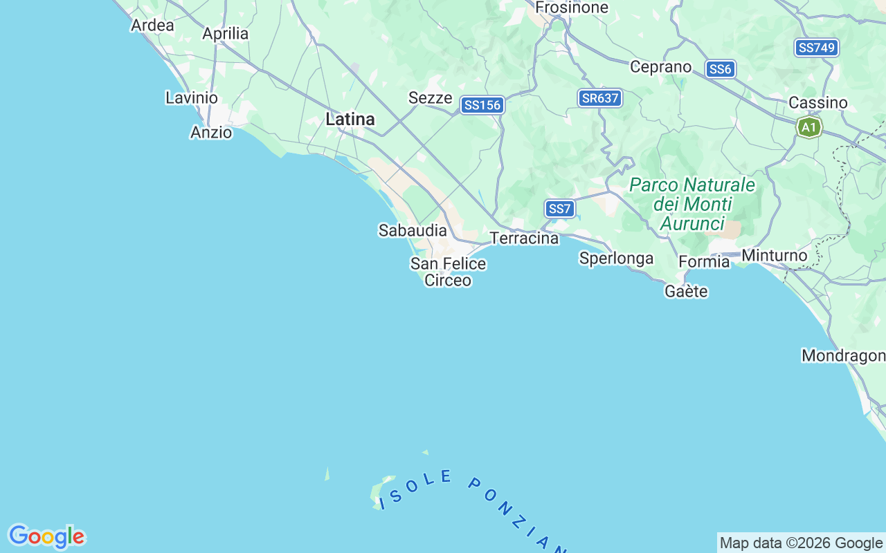 Emplacement du Bateau sans permis: Foce Sisto, 04017 San Felice Circeo