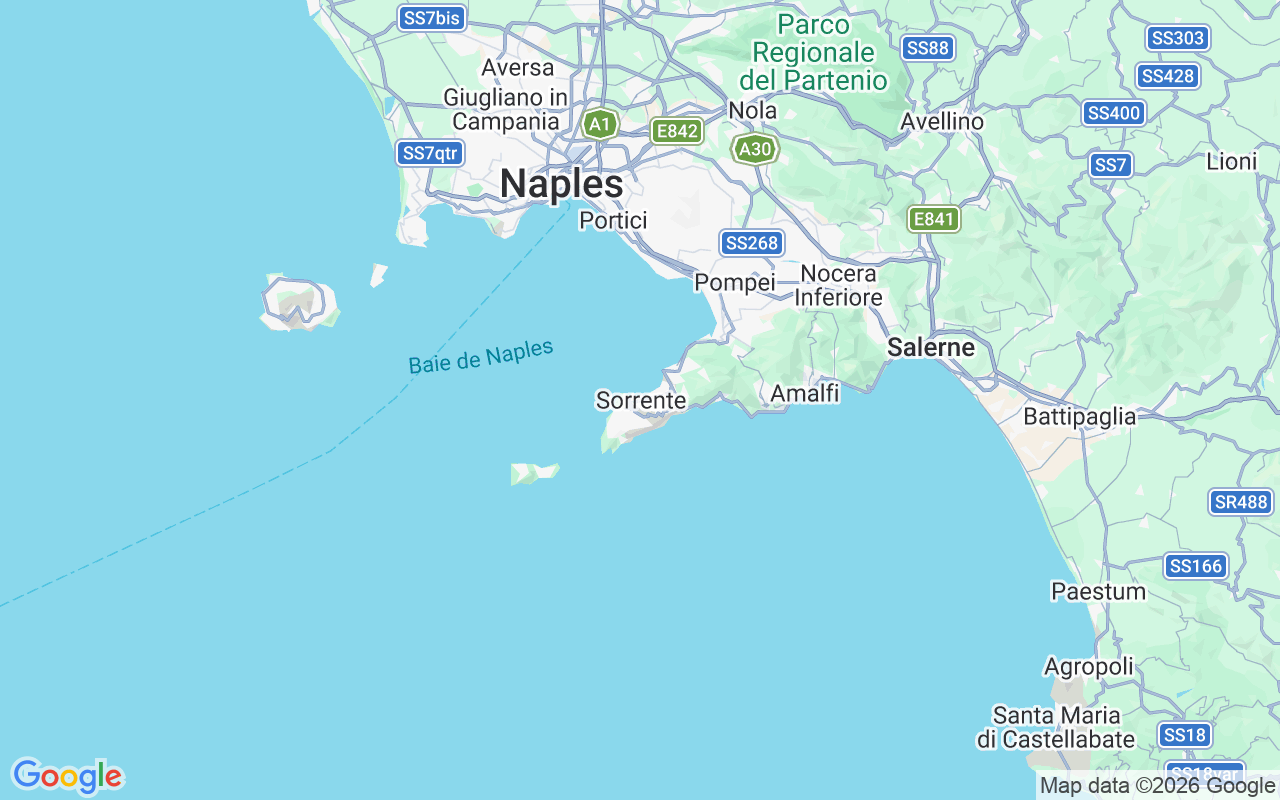 Emplacement du Bateau à moteur: Sorrento, 80067 Sorrente