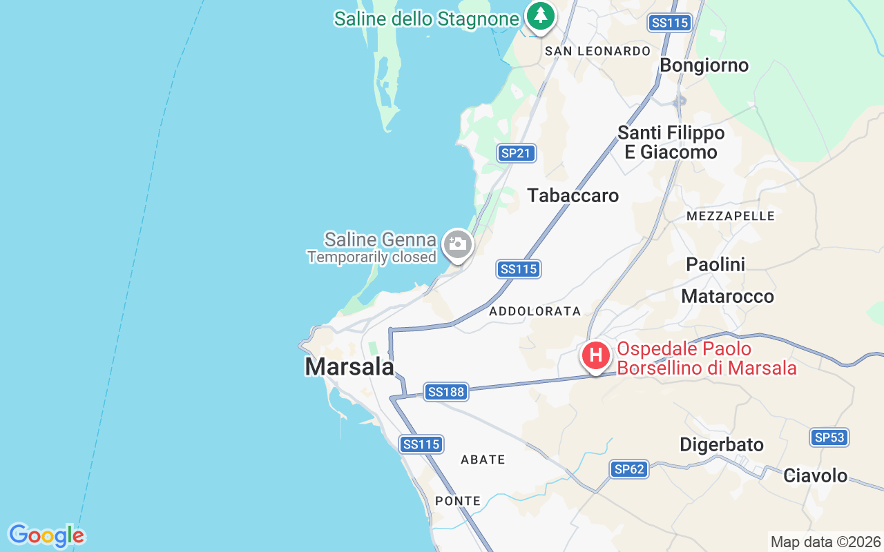 Location of the RIB: Marsala Marina, 91025 Marsala