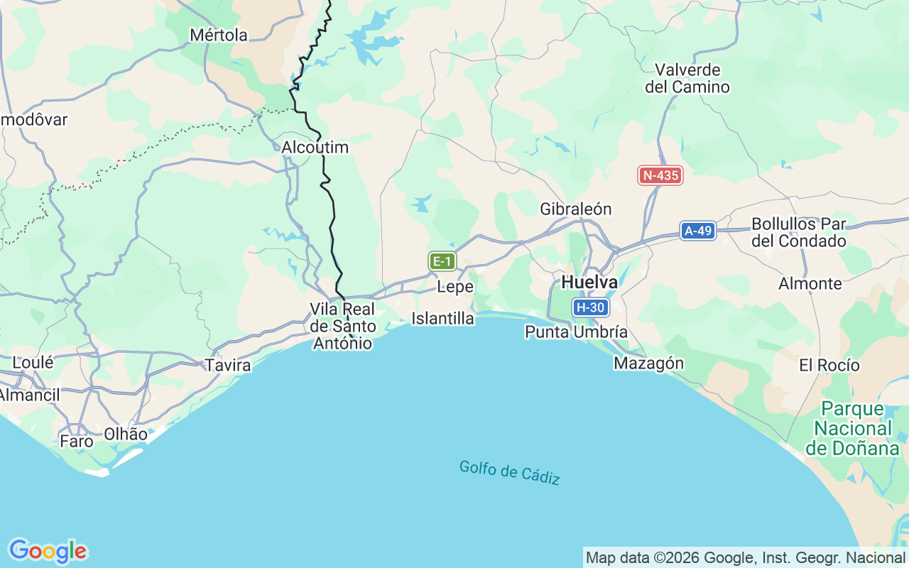 De locatie van Motorboot: El Terrón, 21440 Lepe