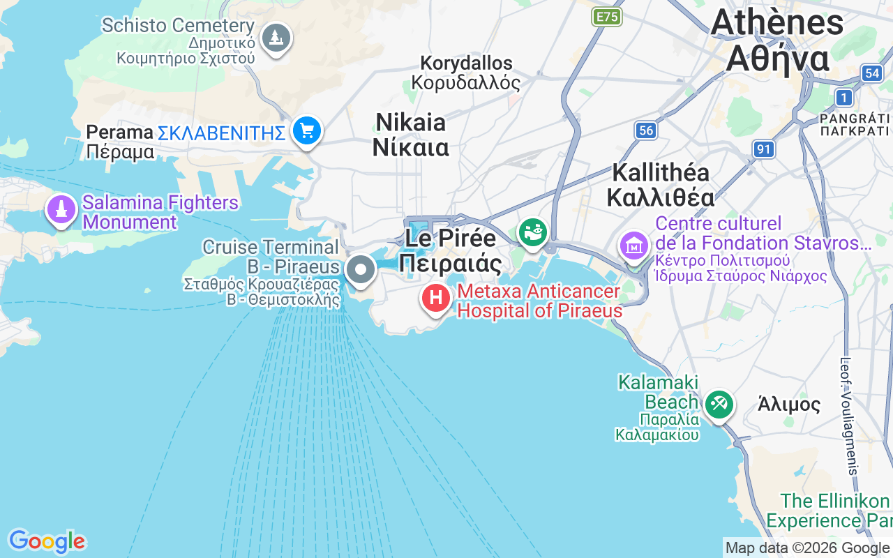 Emplacement du Catamaran: Zea Marina, Le Pirée