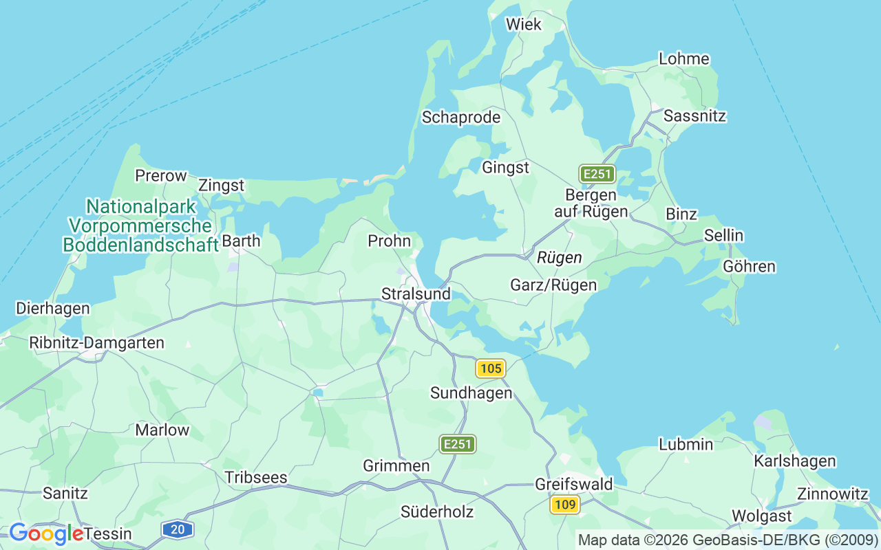 Liegeplatz Segelboot: Altefähr, Deutschland