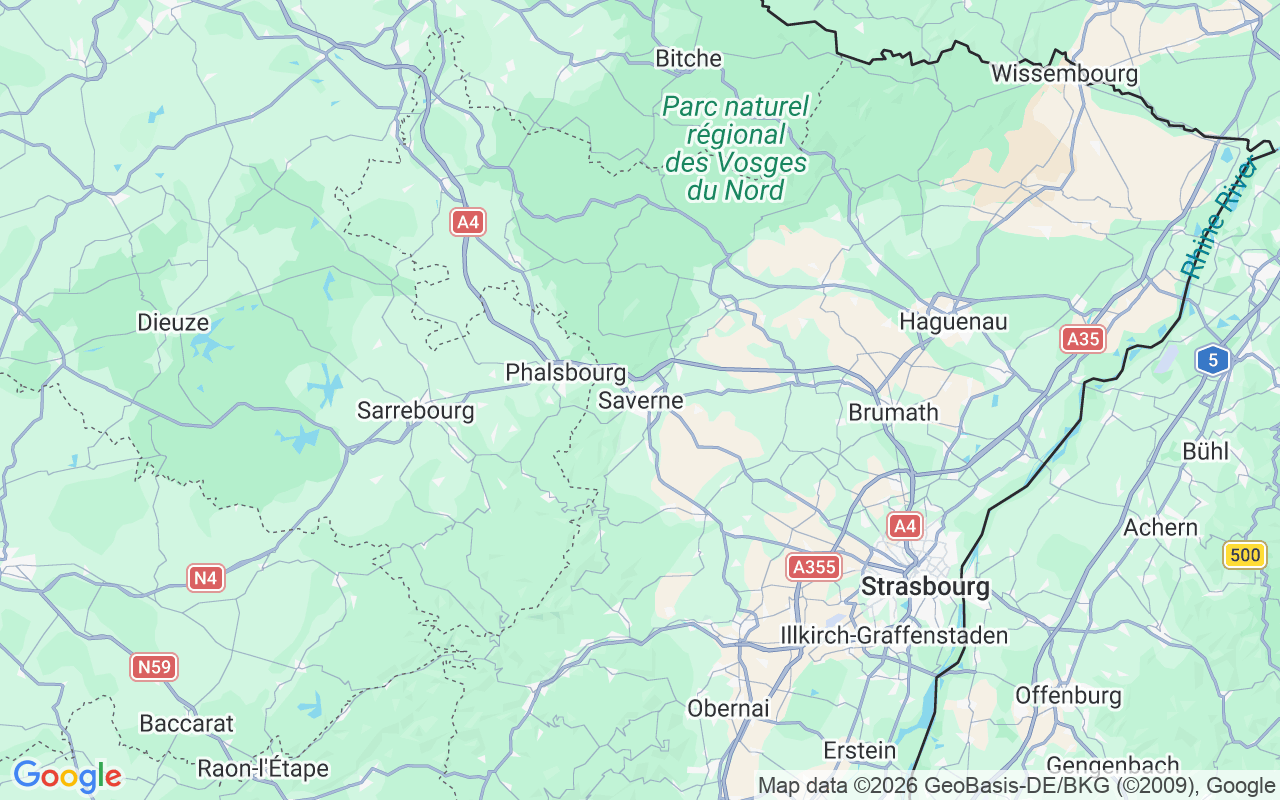 Location of the Houseboat: 67700 Saverne, France