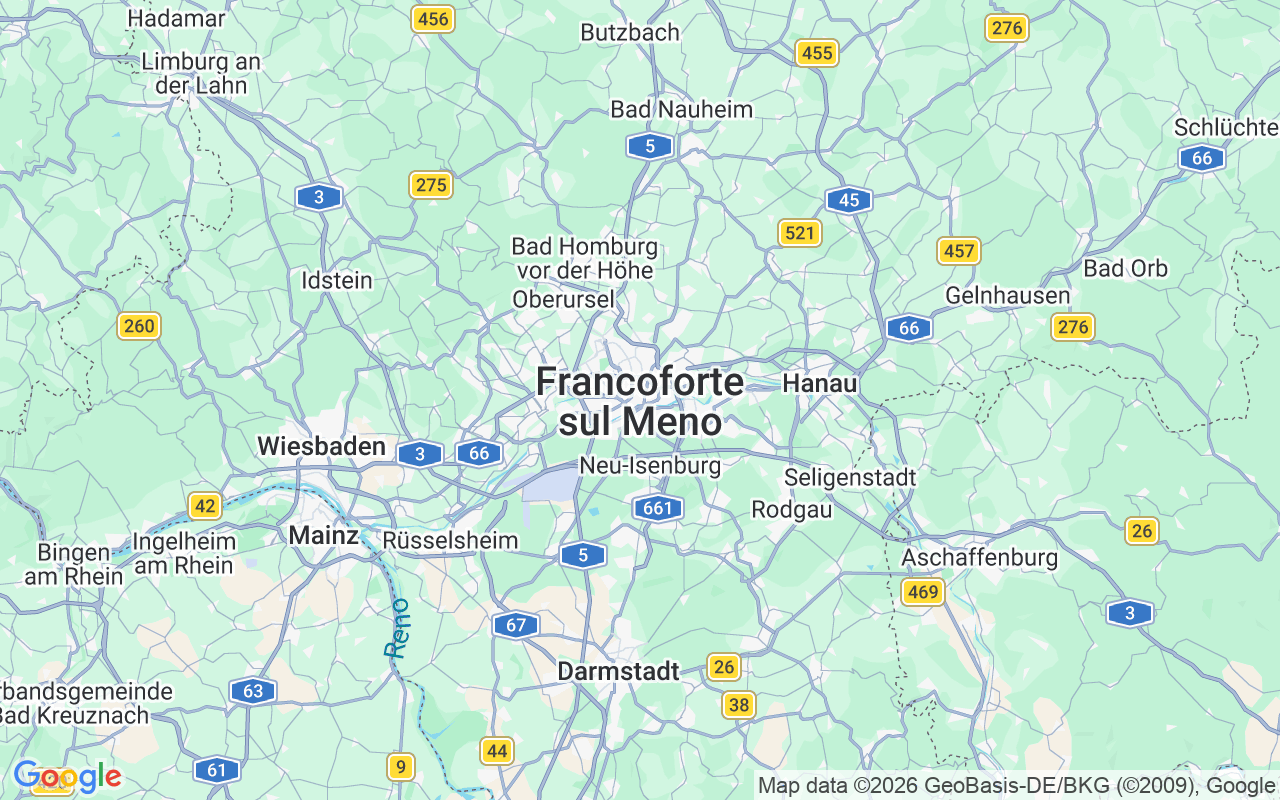 Luogo Barca a motore: Frankfurt Am Main, Francoforte Sul Meno