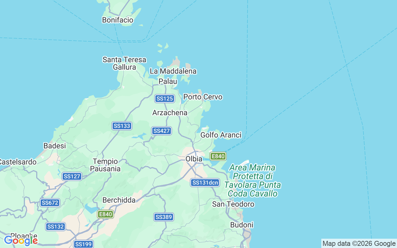 Ubicación Catamarán: Portisco, Portisco