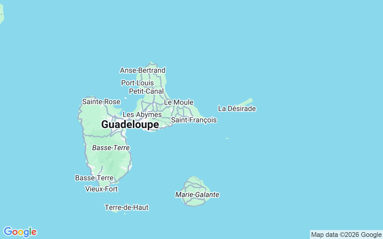 De locatie van RIB: Saint François, Saint-François 97118