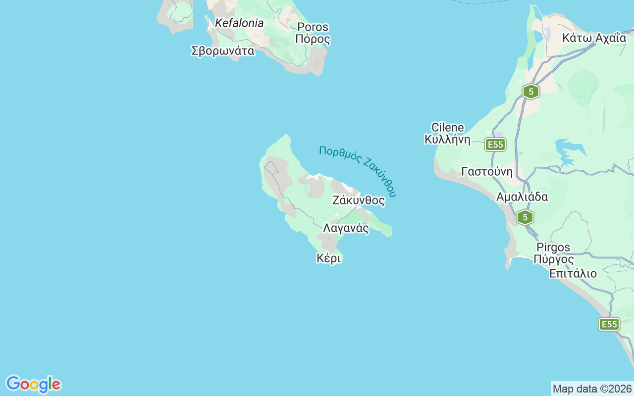 Ubicación Lancha: Limni Keriou, Zakynthos